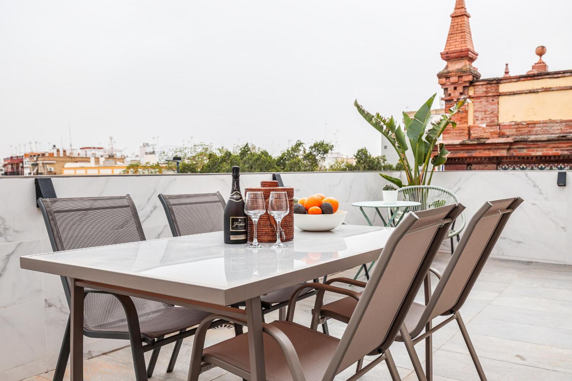 세비야 Fantastico Atico 2 Hab Y Gran Terraza Privada 아파트 외부 사진