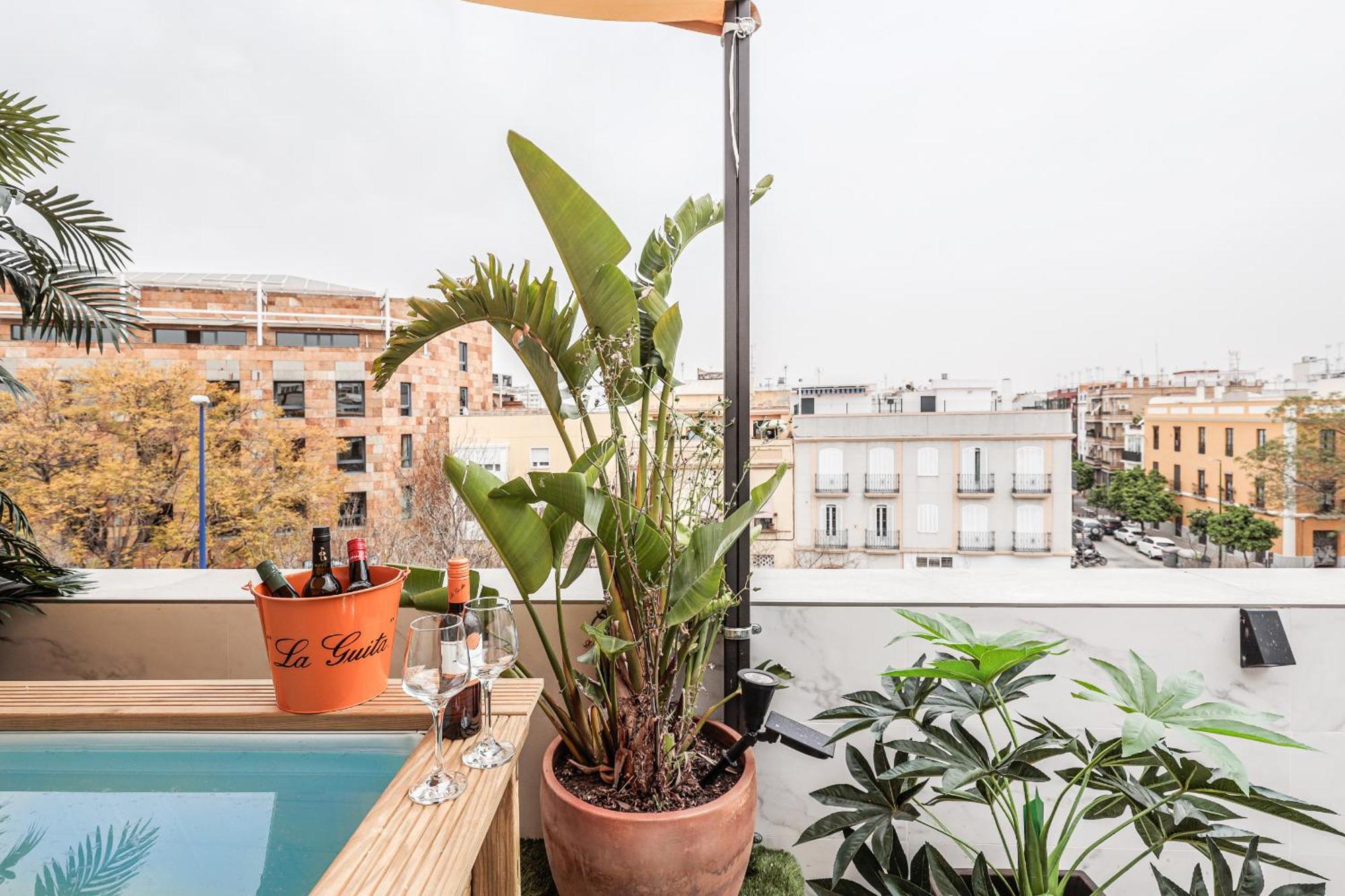 세비야 Fantastico Atico 2 Hab Y Gran Terraza Privada 아파트 외부 사진