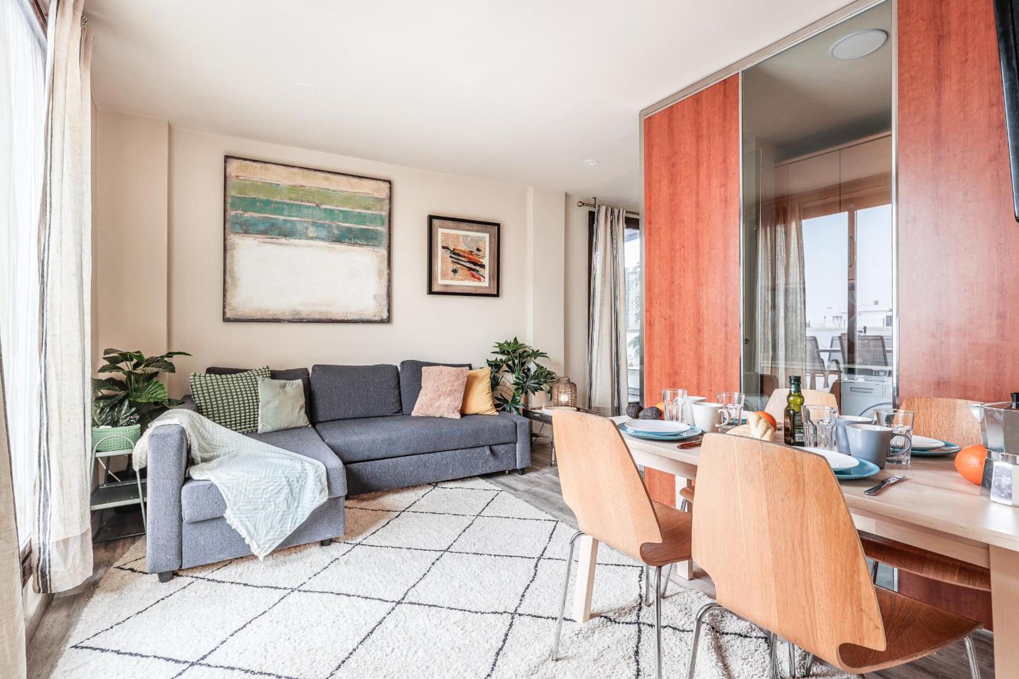 세비야 Fantastico Atico 2 Hab Y Gran Terraza Privada 아파트 외부 사진